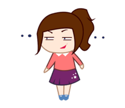 Chika, smart and sweet girl sticker #2402384