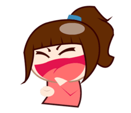 Chika, smart and sweet girl sticker #2402385