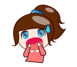 Chika, smart and sweet girl sticker #2402386