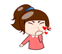 Chika, smart and sweet girl sticker #2402389