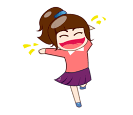 Chika, smart and sweet girl sticker #2402391