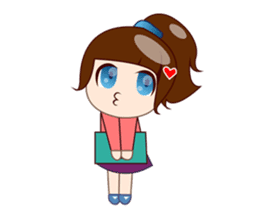 Chika, smart and sweet girl sticker #2402392