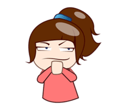 Chika, smart and sweet girl sticker #2402394