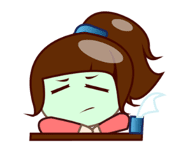 Chika, smart and sweet girl sticker #2402398