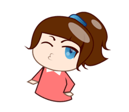 Chika, smart and sweet girl sticker #2402400