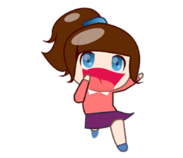 Chika, smart and sweet girl sticker #2402403