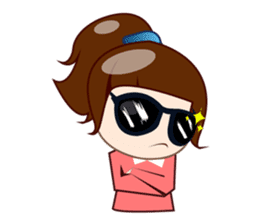 Chika, smart and sweet girl sticker #2402405