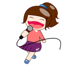 Chika, smart and sweet girl sticker #2402406