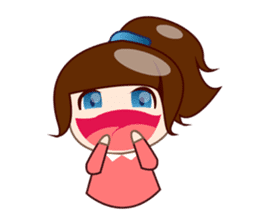 Chika, smart and sweet girl sticker #2402408