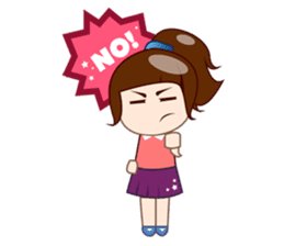 Chika, smart and sweet girl sticker #2402414