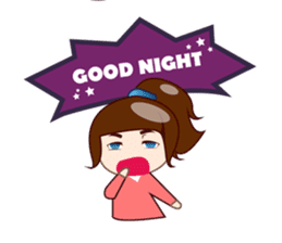 Chika, smart and sweet girl sticker #2402415