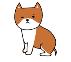 Dogs expressive sticker #2402426