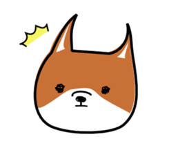 Dogs expressive sticker #2402438