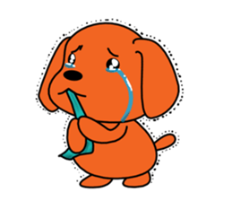 Tommy of the toy poodle sticker #2402490