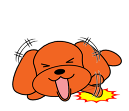 Tommy of the toy poodle sticker #2402492