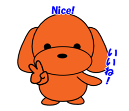 Tommy of the toy poodle sticker #2402494