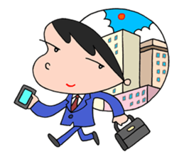White-collar worker daily life sticker #2402776