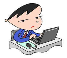 White-collar worker daily life sticker #2402779