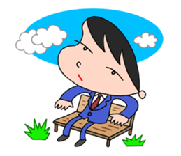 White-collar worker daily life sticker #2402782