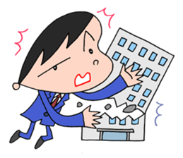 White-collar worker daily life sticker #2402783