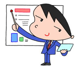 White-collar worker daily life sticker #2402784