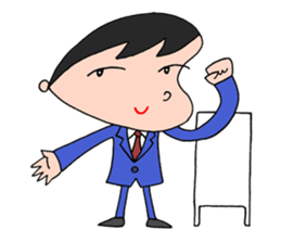 White-collar worker daily life sticker #2402787