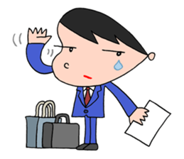 White-collar worker daily life sticker #2402788