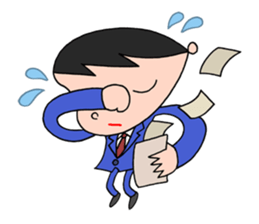 White-collar worker daily life sticker #2402791