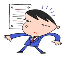 White-collar worker daily life sticker #2402794