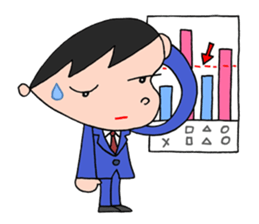 White-collar worker daily life sticker #2402795