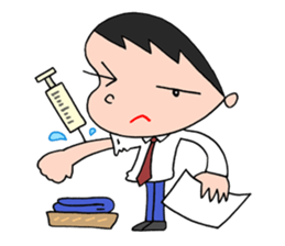 White-collar worker daily life sticker #2402798