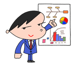 White-collar worker daily life sticker #2402800