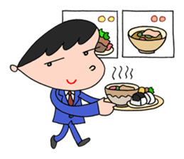 White-collar worker daily life sticker #2402802