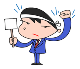 White-collar worker daily life sticker #2402803