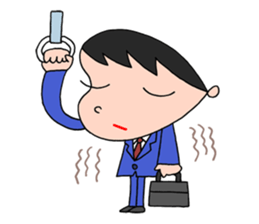 White-collar worker daily life sticker #2402804