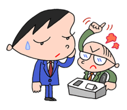 White-collar worker daily life sticker #2402805