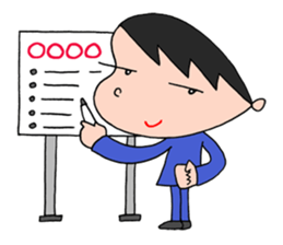 White-collar worker daily life sticker #2402806