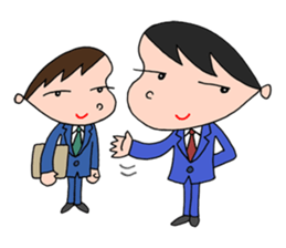 White-collar worker daily life sticker #2402811