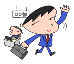 White-collar worker daily life sticker #2402812