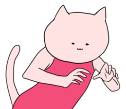 Cat pose No.1 sticker #2402942