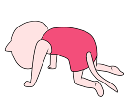 Cat pose No.1 sticker #2402944