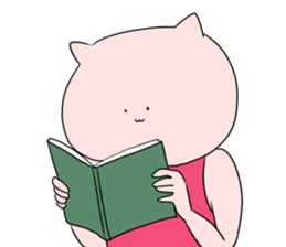 Cat pose No.1 sticker #2402945