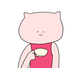 Cat pose No.1 sticker #2402950