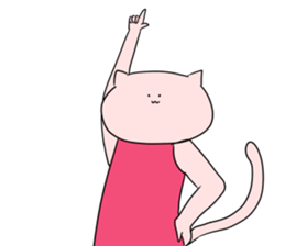 Cat pose No.1 sticker #2402961