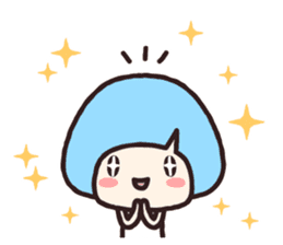 KINOKINOKO - Mushroom Girls - sticker #2403029