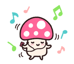 KINOKINOKO - Mushroom Girls - sticker #2403050