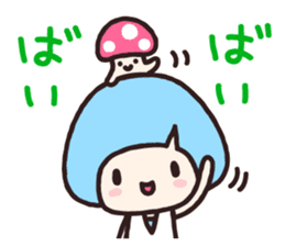 KINOKINOKO - Mushroom Girls - sticker #2403055