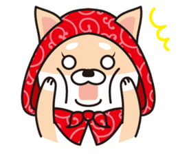 Shiba Inu to wear a hood sticker #2404503