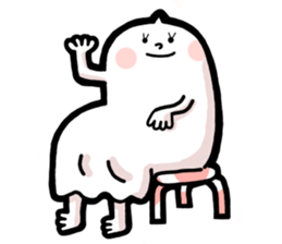 Boy ghost sticker #2404616