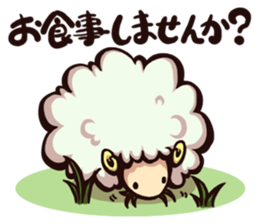 Baa of fluffy sheep . sticker #2404744